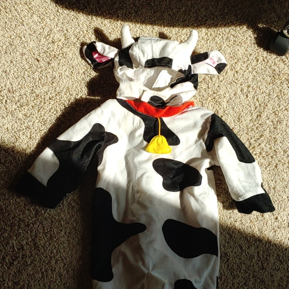 Cow costume size 12-18 months